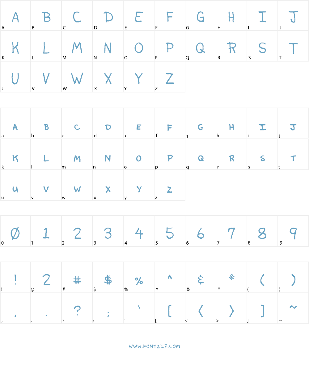 Fountain Avenue Font Character